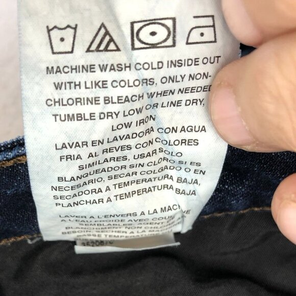 Lee Women's Jeans Size 8 Medium Fit Straight Leg Mid Rise Belted Blue Denim - Picture 9 of 16